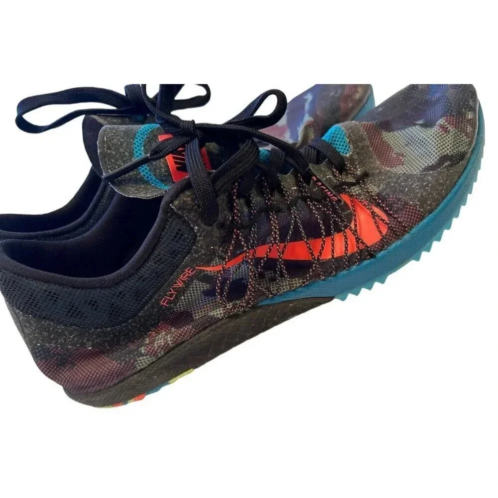 Nike Zoom Victory XC 3 Black/ Blue Lagoon/ Hot Lava Size 8 Track Shoe Unisex